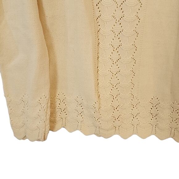 Wintuk Ivory Knit Sweater/Cardigan - Picture 8 of 8